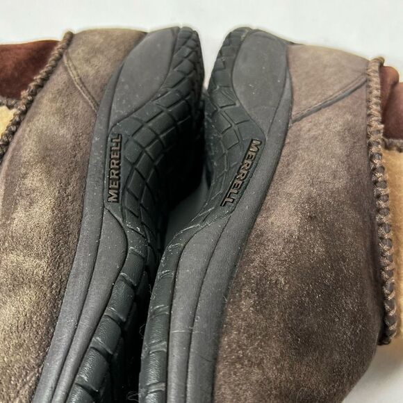 Merrell encore stitch high express fur lined suede boots size 8 - Picture 16 of 16